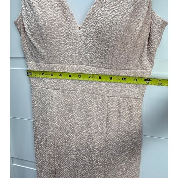Speechless Women's V-Neck Sleeveless Shimmer Gown‎ Size 5  Dress - Blush Pink - - Picture 9 of 11